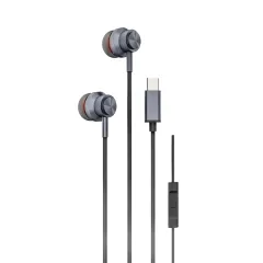 Nettech NT-42 Type-C Girişli Kulak İçi Kulaklık (Siyah) NT-107852
