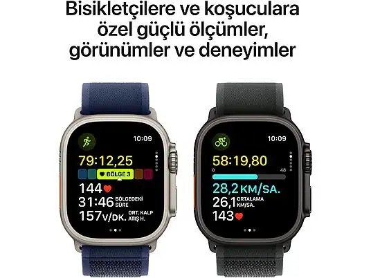 Apple Watch Ultra 2 GPS + Cellular 49mm Black Titanium Case with Black Titanium Milanese Loop - M